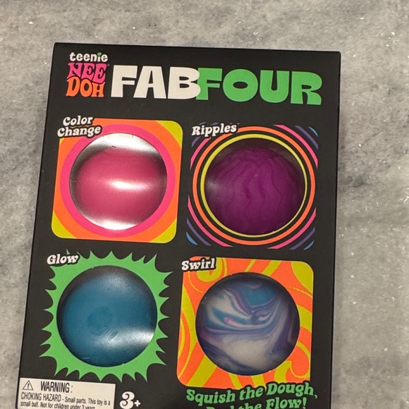 needoh fabfour Other - Fab Four Colorful Squishy Set